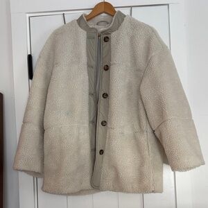 Oversized Sherpa jacket